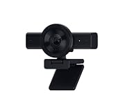 Razer Kiyo V2 – 4K 30FPS Webcam und KI-gestützter Bildausrichtung - 1080p 60FPS, integrierte Abdeckung, HDR, Ultraweitwinkelobjektiv, kompatibel mit MS Teams, Zoom und Google Meet | Schwarz – Ansicht 1