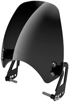 Hunter 350 Visor Glass, Unbreakable Headlight Bolt Visor, Windshield Protector, Wind Deflector for Bike Styling Fairing Kit