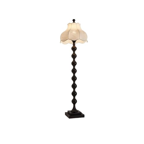 FZL02068LM Lampara de Pie Lámpara de pie madera for sala estar, dormitorio, sofá, lámpara mesa vertical lateral, pantalla tela Floor Lamp