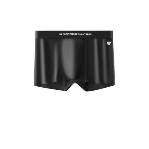 Calzoncillos bóxer de satén transpirable ropa interior masculina pack de 3 bcs1022 negro 2