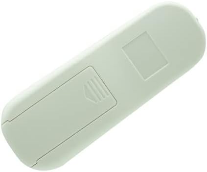 Back of the remote control with the battery cover closed.