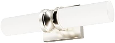 Hunter Fan Company 19928 Lenlock Vanity Lighting, Brushed Nickel