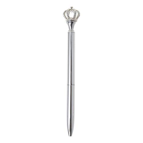 Bolígrafo giratorio de metal para negocios, fácil de escribir, para hotel, recepción, color negro y azul