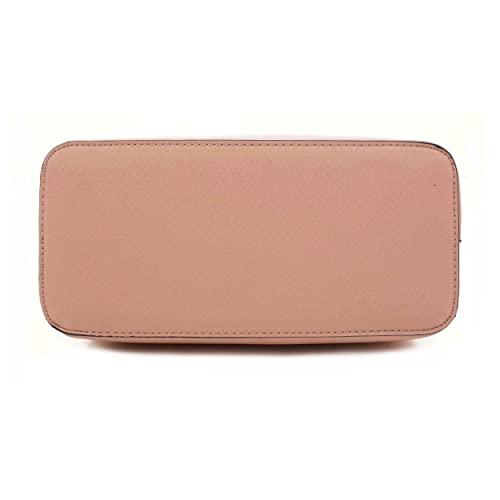 EVVE レディース スモール サッチェルバッグ クラシック トップハンドル パース ファッション クロスボディ ハンドバッグ ショルダーストラップ付き