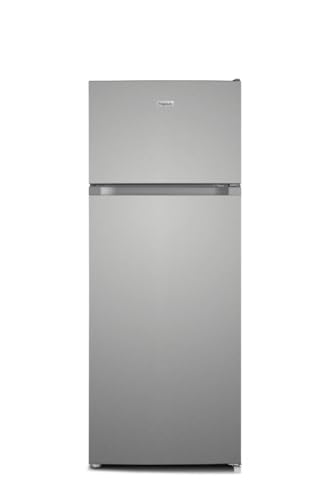 FrigeluX Réfrigérateur Double Porte Inox RDP216XE 211L