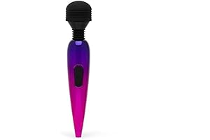 Lovehoney Pink Deluxe Rechargeable Mini Metallic Massage Wand Vibrator - Travel Friendly