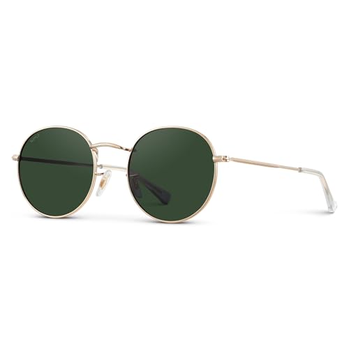 Image of WearMe Pro - Reflective Lens Round Trendy Sunglasses