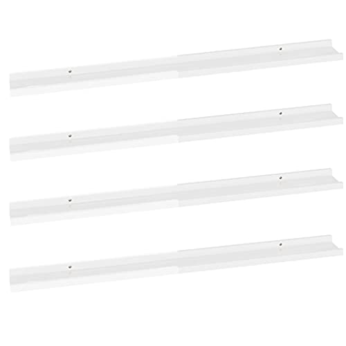 Étagère murale pour manque de place : la solution de rangement en MDF blanc