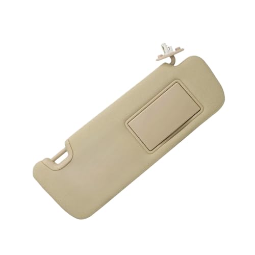 と互換性がある トヨタ ハイランダー 2014-2019年式対応 車用サンバイザー メイクアップミラー付き 左運転席側/右助手席側 ベージュ(Beige Right)