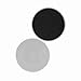 Alomejor 2PCS Fitness Core Slider Exercise Sliding Disc Sport Full Body Workout Small Size and Lightweight for Athletic Conditioning (Gray)