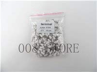 Davitu 100pcs/Lot E7506 20 AWG 0.75mm2 Insulated Cord End Terminal Wire Ferrules VE7506 - (Color: White)