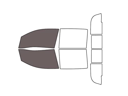 Rvinyl Window Tint Kit Compatible with Nissan Titan 2016-2023 (4 Door Crew Cab) - Front Precut Kit - 35%