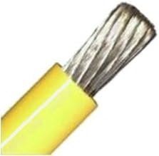 4 AWG Tinned Marine Battery Cable (Yellow, 25 Feet)