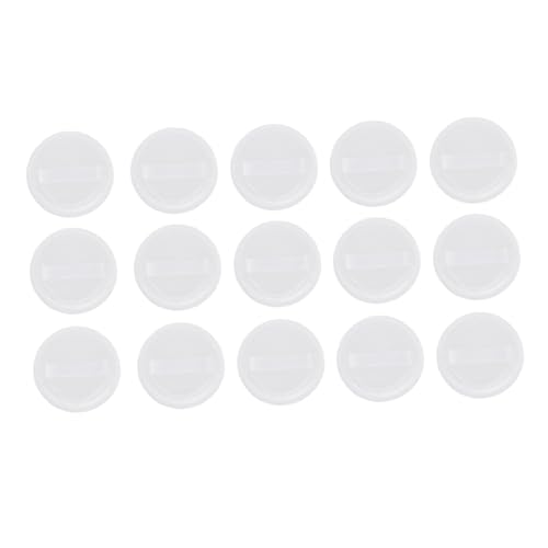 Vaguelly 15pcs Makeup Rounded Cosmetics Powder Applicators for Smooth Application of Foundation Concealer Blusher and Powder Compact and Travel Friendly Design
