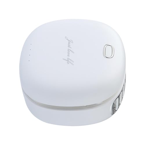 Générique Mini à clipser – Dispositif de refroidissement portable rechargeable de 2000 mAh, circulation d'air portable à 3 vitesses, mains libres, taille...
