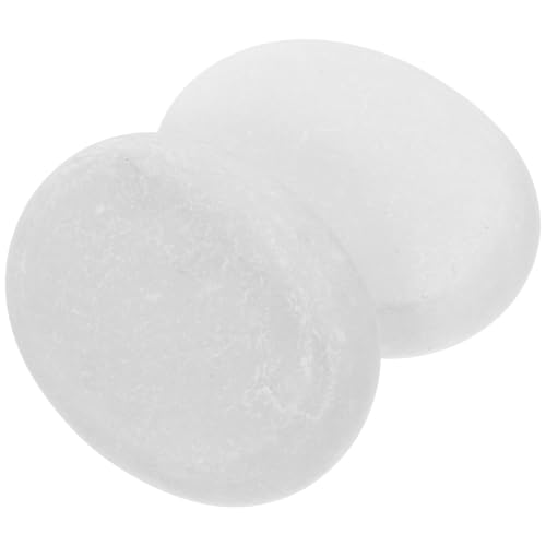 TOBBOMEY 2 Piezas De Piedras De Masaje De Energía De Spa De Mármol Hechas A Mano Con Agua Fría Y Caliente Para Masajeadores Para Mujeres Y Hombres