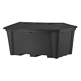 Streugutbehälter 200 Liter anthrazit - Streusalzbehälter bzw. Streubox für Streugut wie Salz, Splitt und Granulat. Kann auch nach dem Winter auch als Lagerbox benutzt werden