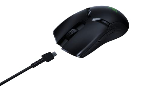Mouse Sem Fio Gamer Razer Viper Ultimate c/Dock 8 botões 20000DPI, Preto