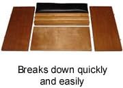 Portable Craps Practice Rail