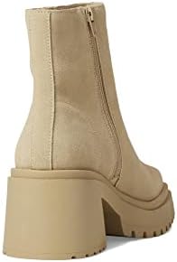 Steve Madden Women's Fella Ankle Boot, Sand Suede, 9.5 | Image 4