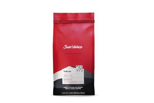 Juan Valdez Coffee Espresso Volcan Bean Colombian Coffee 16 oz / 454 gr