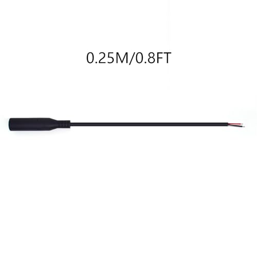 3PCS Cable de extensión 2.5mm TS 2 polos 0.25m miniatura 3