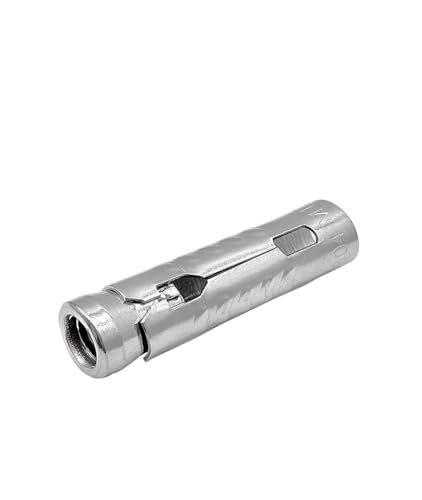 Hex Head Expansion Bolt Screw 304 Stainless Steel Sus Fish Scale Tube Three-Piece One-Piece Gecko Internal Expansion Bolt Concrete Anchor Screw(M10,1pcs)