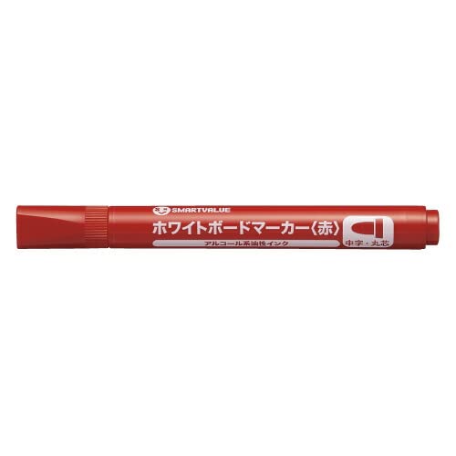 ジョインテックス 739934)WBマーカー 赤 丸芯 1本 H032J-RD H032JRD 販売単位:1