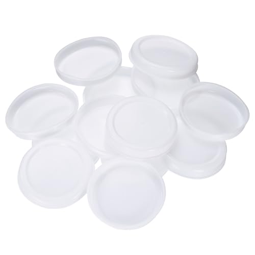 QUARKZMAN 24 Stück Versandhülsen-Endkappen 2,8 ID Runde Karton-Versandhülsen-Endkappen Schützende Kunststoff-Poster-Endkappen für Papier-Versandhülsen Versand von Dokumenten und Kunst