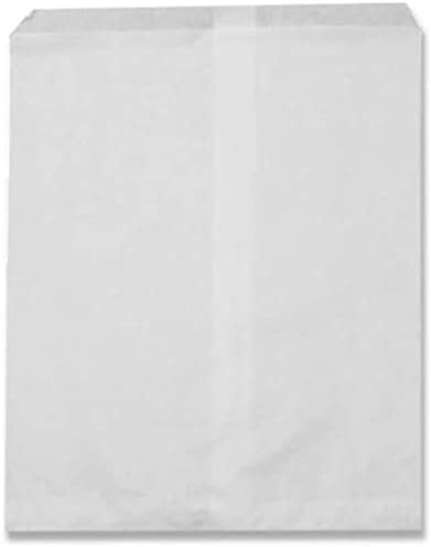 N'ice Packaging 200 White Flat Paper Bags Good for Candy, Cookies, Small Gift, Crafts, Party Favor, Sandwich, or Merchandising - no Gussett (White, 6" x 9") image 4