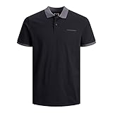 Jack & Jones Polo à manches courtes Marco, Noir , S