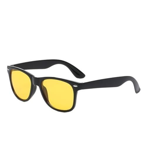 Lunettes de soleil polarisées carrées anti-éblouissement nuances noires