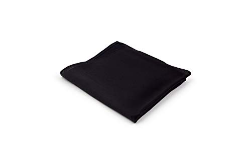 Nv Holders: Men's Premium 100% Silk Cummerbund, Bow Tie, Handkerchief - Black Tuxedo Set (Black) #TOP6