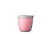 Mepal Snackpot Ellipse Nordic pink – 500 ml praktischer Behälter zur Aufbewahrung und für Transport von Lebensmittel – tiefkühltauglich – spülmaschinenfest, pp, 107 mm