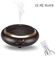 Aromatherapy Diffuser, Remote Control Essential Oil Diffuser Humidifier with 4 Mist Setting Mode, 7 Colored LED Lights and Waterless Auto Shut-off for Home&Office 150ml