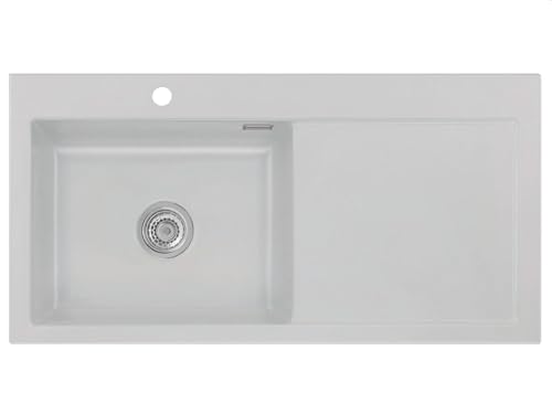 Preisvergleich Produktbild Systemceram Mera 100 SL Alu Keramikspüle Handbetätigung