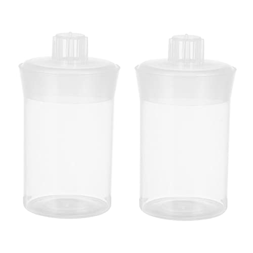FUNOMOCYA 2pcs Weighing Bottle Reagent Bottle Wide Mouth Laboratory Equipment Tiny Bottles Liquid Storage for Lab Transparent Reagent Bottles Reagent Vase Vial Bottle for Lab Plastic