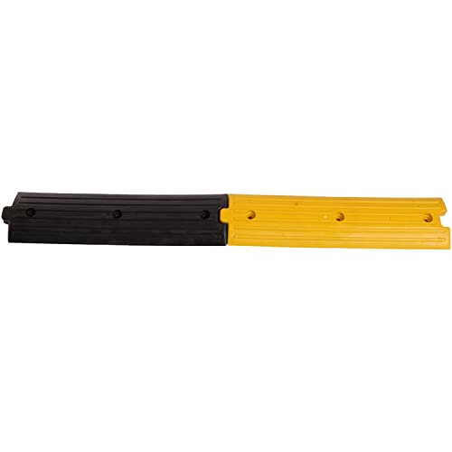 Image of LADWA 6 Mtrs Plastic Rumblers Road Safety Speed Breaker /Speed Hump in Black & Yellow Color for High Visibility