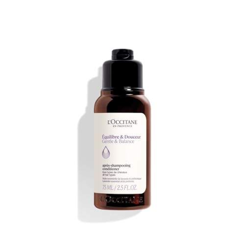 L'OCCITANE Acondicionador Equilibrio y suavidad, 75 ml, Todo tipo de cabellos, Fabricado en Francia