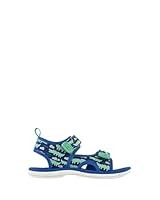 Clarks Boy's Fisher Sandal, Blue Croc, 9.5
