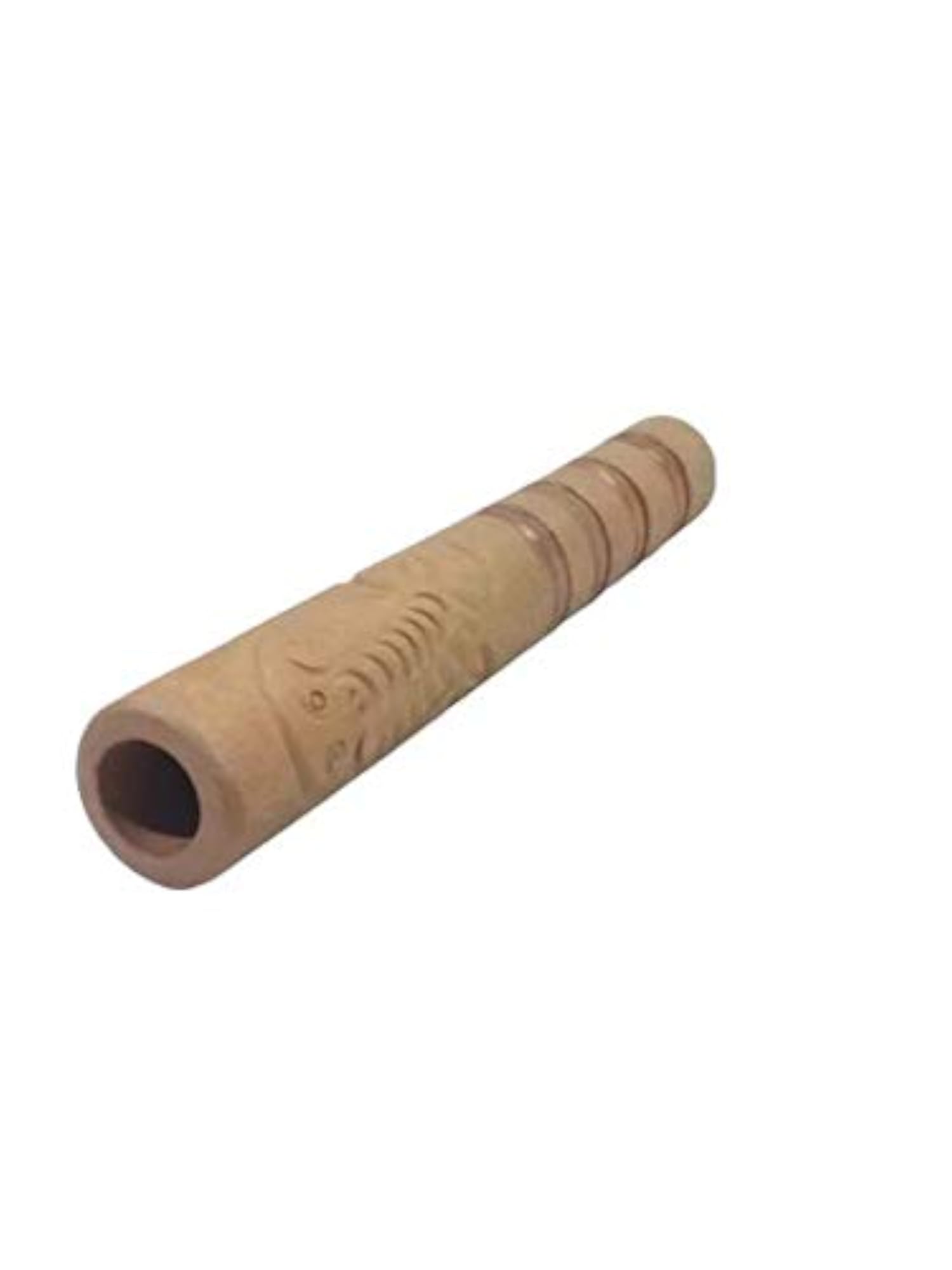 6 Inch Clay Chillum Pipe, Assorted Color