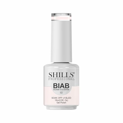 Image of SHILLS PROFESSIONAL BIAB - Builder in a Bottle 15ml | Soak Off UV & LED Gel Polish | Nail Strengthener, Base & Builder Gel in One | Long-Lasting, Chip-Resistant Formula | Available in 6 Shades (02 - Natural Beige)