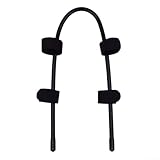 Tubo di scarico regolabile per lavello da cucina e lavanderia con gancio a sella rinforzato e copertura in poliestere antiruggine per un uso duraturo