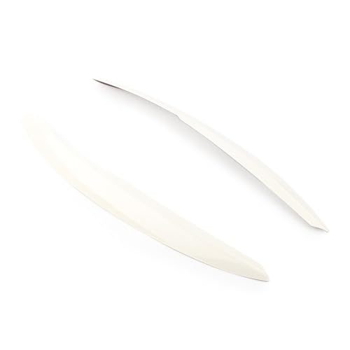 Sourcil de phare voiture VW Polo 6R 6C couverture de garniture paupière blanche protection et style