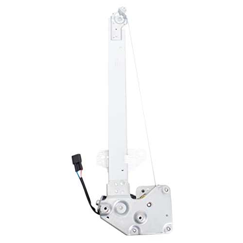 Image of TRQ Rear Passenger Side Power Window Motor and Regulator Assembly Compatible with 2013-2017 Honda Accord