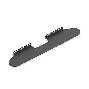 Sonos Soundbar Wandhalterung für Sonos Beam, schwarz – Unauffällige & sichere Soundbar Halterung für eine einfache Wandmontage – Für ein dezent montiertes TV Soundsystem, SONOS BEAM Wall Mount Black