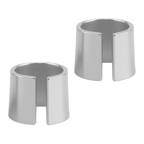 DEAELF Car Battery Post Shims, Pure Lead Car Battery Positive & Negative Terminal Adapter Sleeves, Universal Automotive Anode Cathode Terminal Converter Shim Caps for Most Cars Batteries (2PCS)