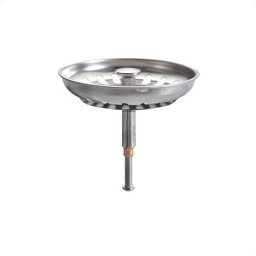 Auriselle Fregaderos de Cocina Colador Universal Tapón de Desagüe de Acero Inoxidable de 30 mm con Protección contra Olores Fácil Instalación y Durabilidad para Fregaderos y Lavabos de Cocina