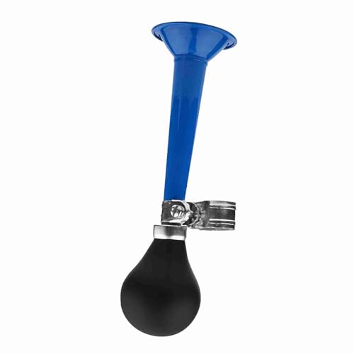 KIMISS Klaxon à Air pour Vélo de 2,2 Pouces – Trompette à Presser Portable pour Vélos, Chariots et Plus Encore, Design Rétro Vintage (Blue) – vue 3