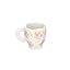 Pink Flowers Hand Kneading Mug